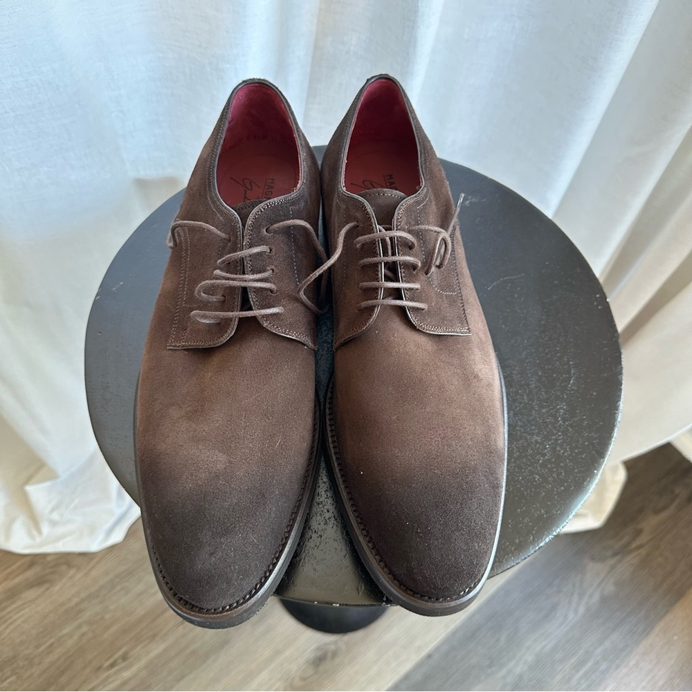 Magnanni suede shoes